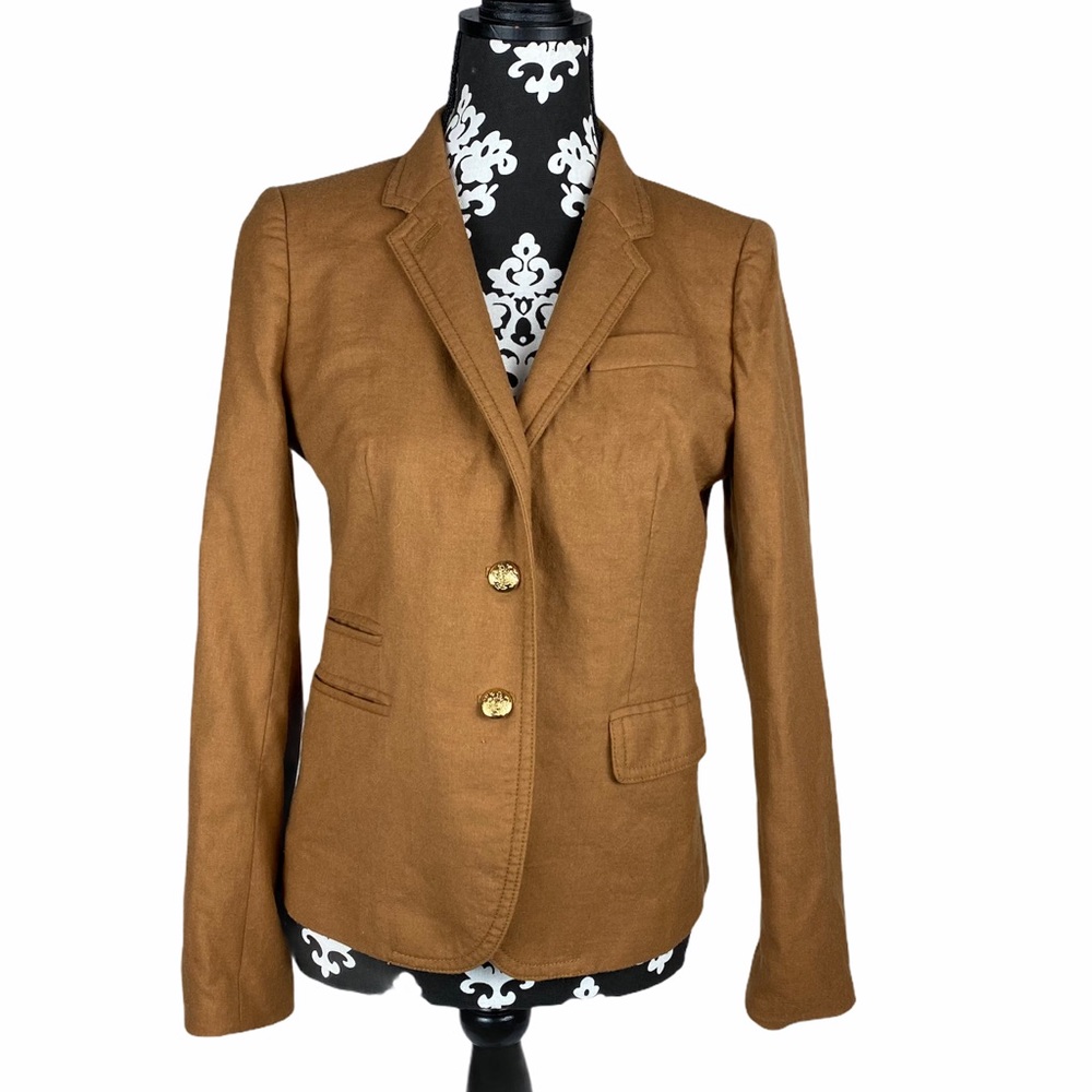 J. Crew Schoolboy Blazer Fitted Button Down Jacket
